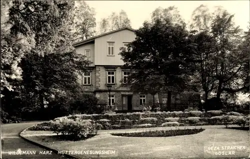 Foto Ak Wildemann Clausthal Zellerfeld Harz, Ev. Müttergenesungsheim, Auffahrt