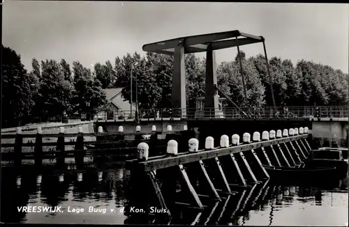 Ak Vreeswijk Utrecht, Lage Buug v. d. Kon. Sluis