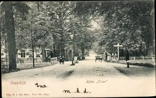 Ak Soestdijk Utrecht Niederlande, Hotel Trier