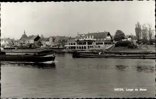 Ak Arcen Limburg Niederlande, Langs de Maas