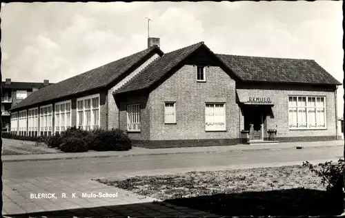 Ak Blerick Limburg Niederlande, R. K. Mulo-School