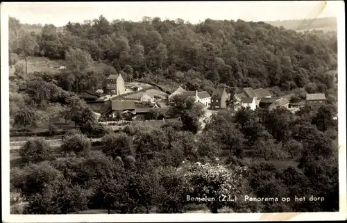 Ak Bemelen Limburg Niederlande, Panorama op het dorp