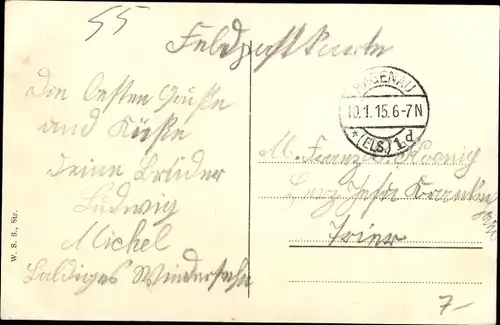 Ak Haguenau Hagenau im Elsass Bas Rhin, Postamt