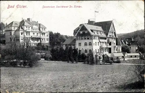 Ak Bad Elster im Vogtland, Sanatorium Geh. Sanitätsrat Dr. Köhler