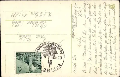 Ak Glückwunsch Pfingsten, Maikäfer, Birke