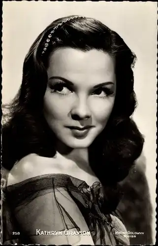 Ak Schauspielerin Kathryn Grayson, Portrait