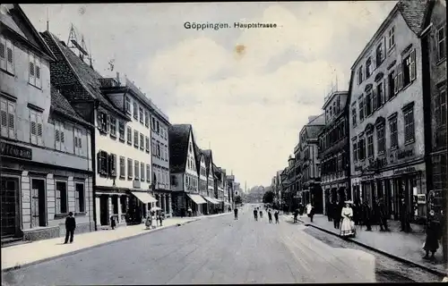 Ak Göppingen in Württemberg, Hauptstraße