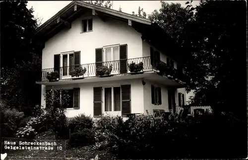 Foto Ak Bernau am Chiemsee, Haus Schreckenbach, Geigelsteinstraße 10