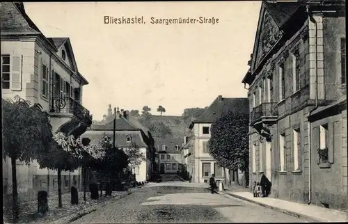 Ak Blieskastel im Saarland, Saargemünder Straße