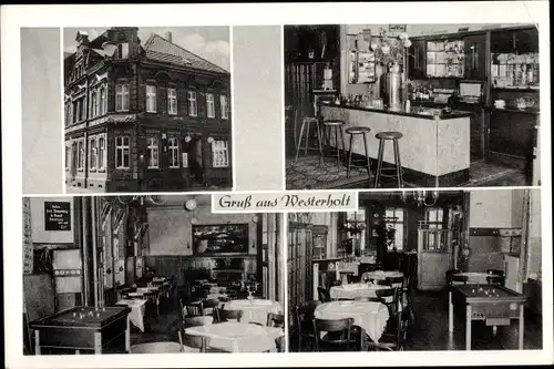 Ak Westerholt in Ostfriesland, Gaststätte zur Böse, Schlossstraße 9