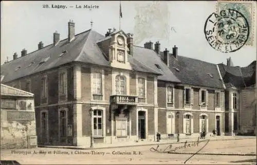 Ak Lagny Seine et Marne, La Mairie