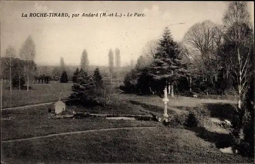 Ak La Roche-Tinard Maine et Loire, Le Parc