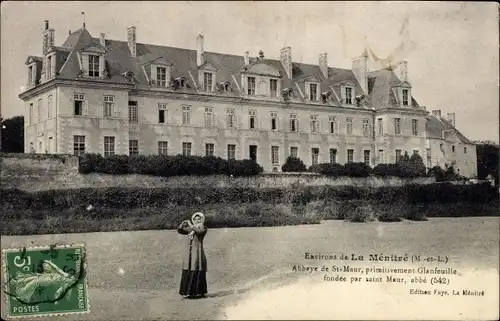 Ak La Ménitré Maine et Loire, Abbaye de St-Maur