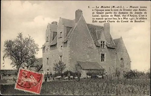 Ak La Ménitré Maine et Loire, Manoir de Roi René, duc d'Anjou