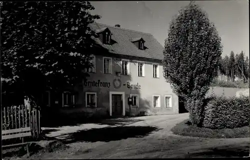 Foto Ak Oppach in der Oberlausitz, HOG Erntekranzbaude