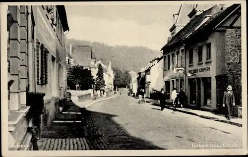 Ak Adenau in der Eifel, Untere Hauptstraße