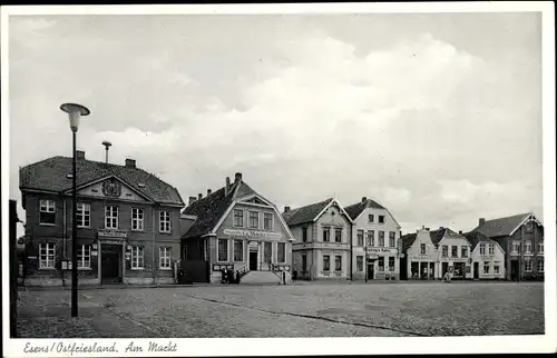 Ak Esens in Ostfriesland, Am Markt