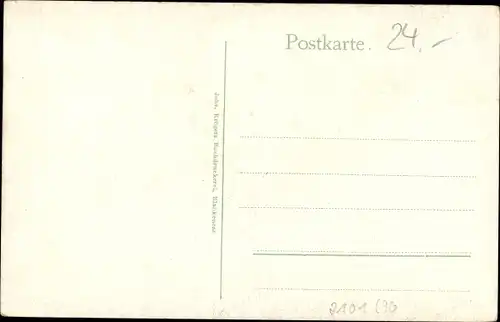 Ak Hamburg Harburg Cranz, Blick auf ältestes Haus in Cranz, zerstört 1911