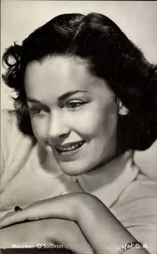 Ak Schauspielerin Maureen O'Sullivan, Portrait