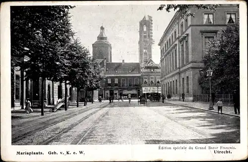 Ak Utrecht Niederlande, Mariaplaats