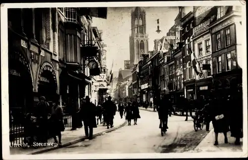Ak Utrecht Niederlande, Steenweg