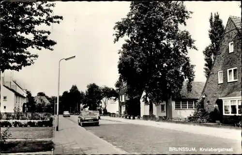 Ak Brunssum Limburg Niederlande, Kruisbergstraat