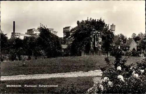 Ak Brunssum Limburg Niederlande, Plantsoen Rumpersestraat