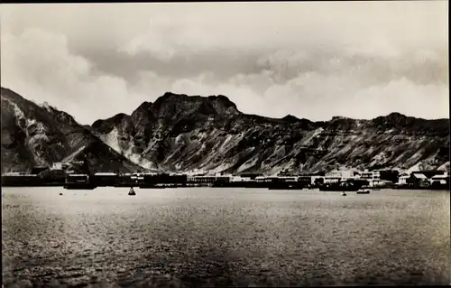 Foto Ak Aden Jemen, Blick auf den Ort