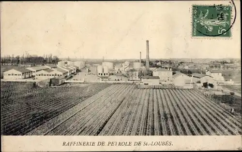 Ak Saint Loubès Gironde, Raffinerie de Petrole