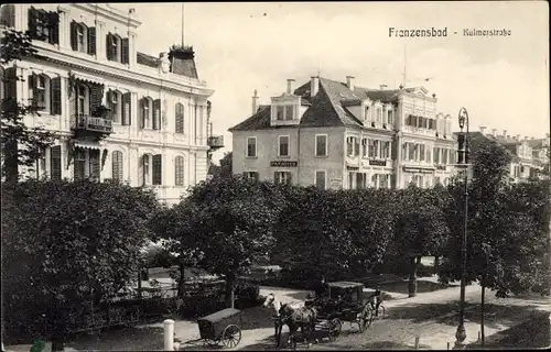 Ak Františkovy Lázně Franzensbad Region Karlsbad, Kulmerstraße