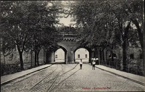 Ak Kostrzyn nad Odrą Cüstrin Küstrin Ostbrandenburg, Zorndorfer Tor