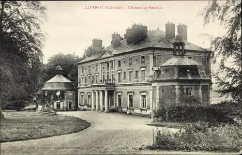 Ak Livarot Calvados, Chateau de Neuville