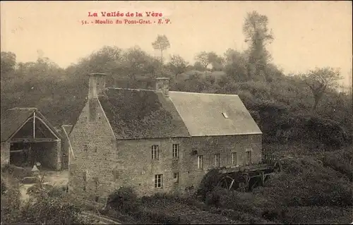 Ak Calvados, La Vallee de la Vere, Moulin du Pont Grat