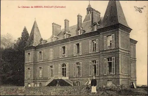 Ak Le Mesnil Bacley Calvados, Le Chateau