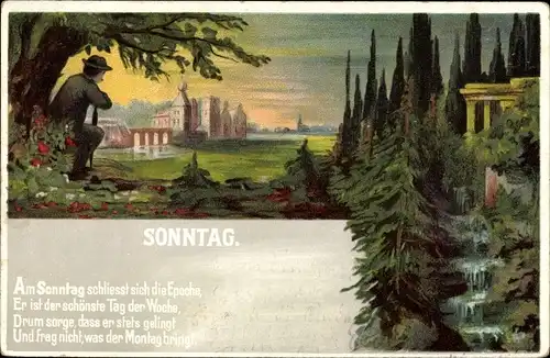 Künstler Litho Sonntag, Allegorie