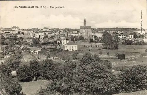 Ak Montrevault Maine et Loire, Panorama