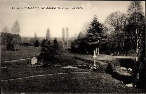 Ak La Roche-Tinard Maine et Loire, Le Parc