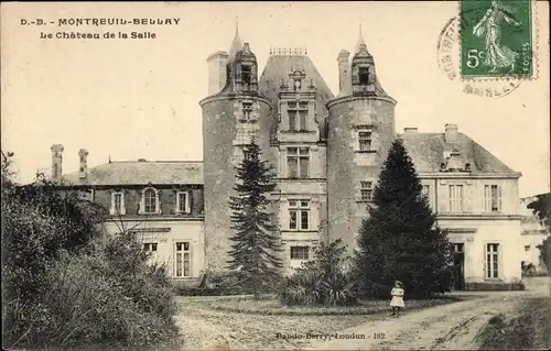 Ak Montreuil-Bellay Maine et Loire,  le Château de La Salle