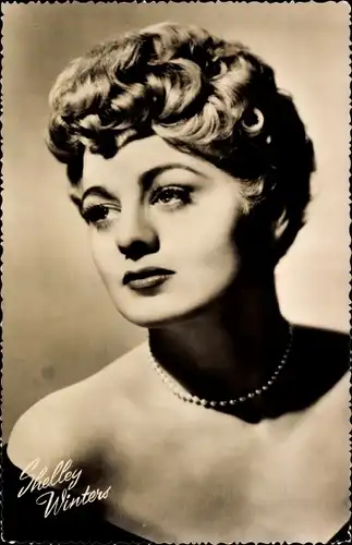 Ak Schauspielerin Shelley Winters, Portrait