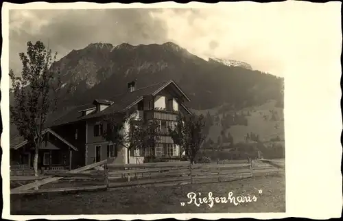 Foto Ak Aschau im Chiemgau Oberbayern, Riefenhaus