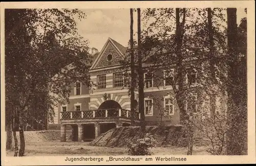 Ak Altenhof Schorfheide am Werbellinsee, Jugendherberge Brunoldhaus