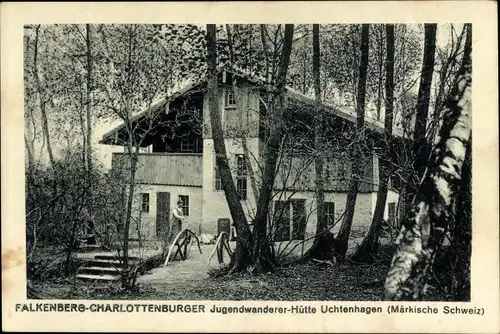 Ak Uchtenhagen Bad Freienwalde an der Oder, Falkenberg Charlottenburger Jugendwandererhütte