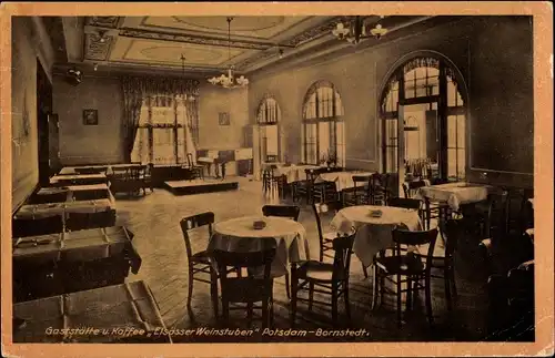 Ak Bornstedt Potsdam in Brandenburg, Elsässer Weinstuben