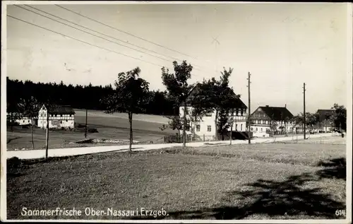 Ak Ober Nassau Frauenstein im Erzgebirge, Teilansicht