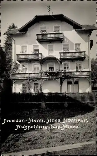 Foto Ak Ruhpolding in Oberbayern, Fremdenheim, Haus Ilsanker