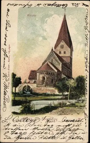 Ak Faurndau Göppingen in Württemberg, Kirche