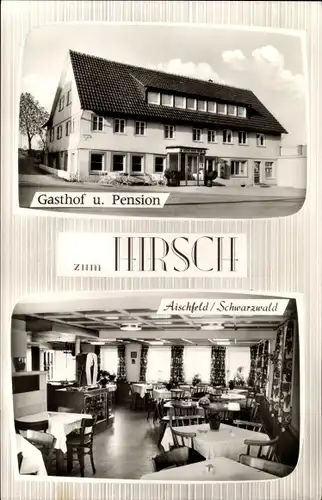 Ak Aischfeld Alpirsbach im Schwarzwald, Gasthof zum Hirsch