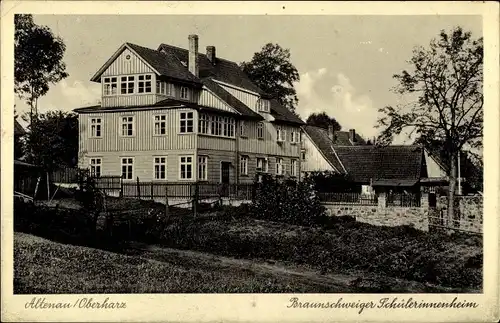 Ak Altenau Clausthal Zellerfeld im Oberharz, Braunschweiger Schülerinnenheim