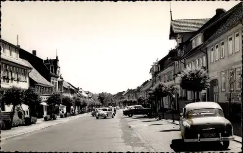 Foto Ak Bad Sachsa im Harz, Marktstraße, Auto