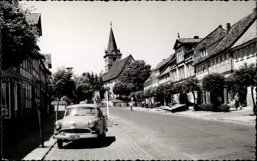 Foto Ak Bad Sachsa im Harz, Marktstraße, Auto